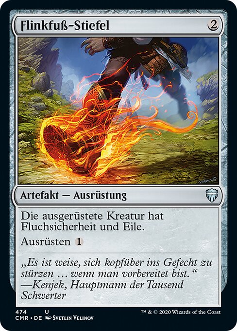 Flinkfuß-Stiefel (V.1) XCMR-474 Uncommon Near Mint Deutsch