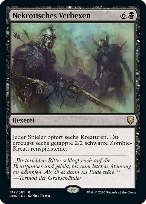 Nekrotisches Verhexen CMR-137 Rare Excellent Deutsch