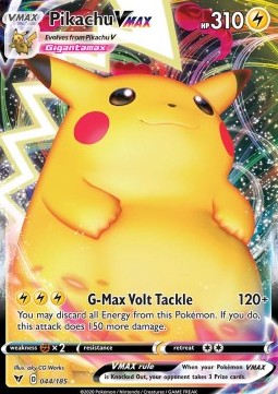 Pikachu VMAX VIV-44 Ultra Rare Excellent Deutsch