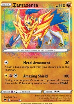 Zamazenta VIV-102 Amazing Rare Poor Deutsch