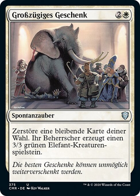 Großzügiges Geschenk (V.1) XCMR-375 Uncommon Near Mint Deutsch