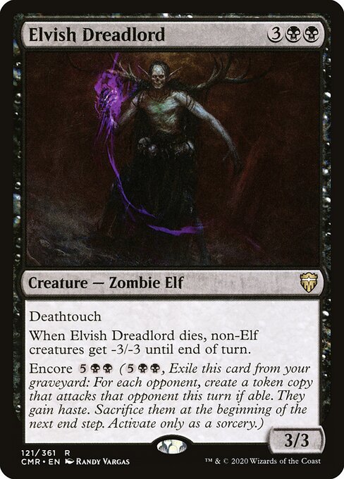 Elvish Dreadlord CMR-121 Rare Near Mint Englisch