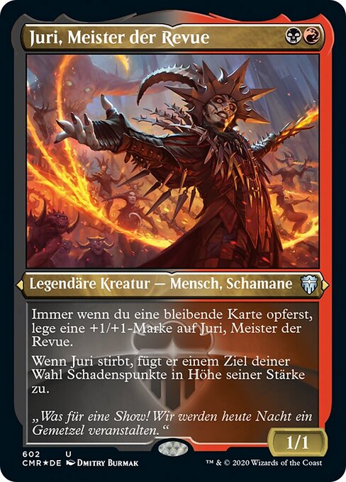 Juri, Meister der Revue XCMR-602 Uncommon Near Mint Deutsch Foil