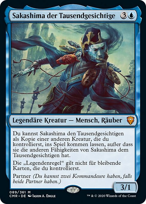 Sakashima der Tausendgesichtige CMR-89 Mythic Near Mint Deutsch