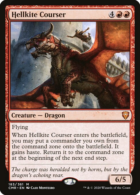 Hellkite Courser CMR-183 Mythic Excellent Englisch Foil