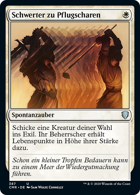 Schwerter zu Pflugscharen (V.1) XCMR-387 Uncommon Good Deutsch