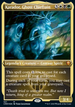 Karador, Geisterhäuptling XCMR-521 Mythic Excellent Englisch Foil