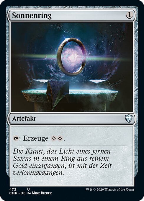 Sonnenring (V.1) XCMR-472 Uncommon Excellent Deutsch