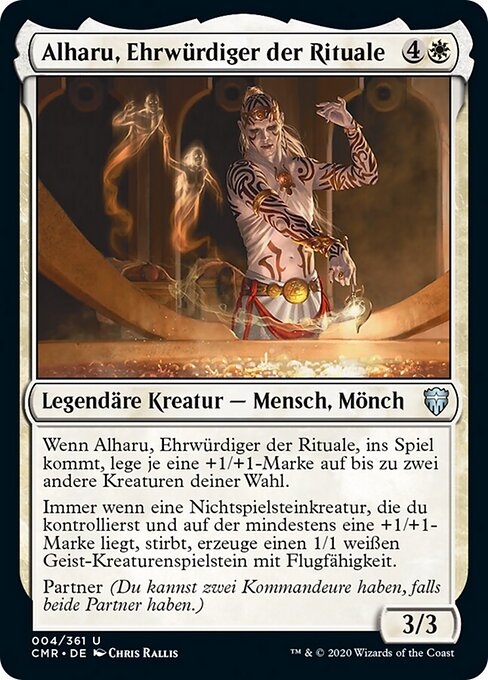 Alharu, Ehrwürdiger der Rituale CMR-4 Uncommon Near Mint Deutsch
