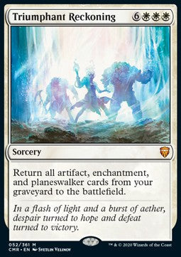 Triumphant Reckoning CMR-52 Mythic Excellent Englisch Foil