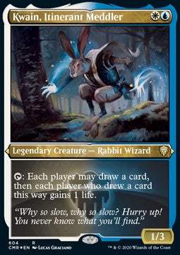 Kwain, Itinerant Meddler XCMR-604 Rare Near Mint Englisch Foil