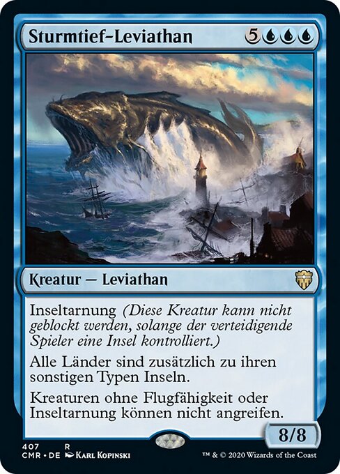 Sturmtief-Leviathan XCMR-407 Rare Near Mint Deutsch