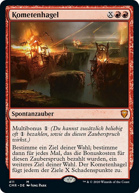 Kometenhagel XCMR-411 Mythic Near Mint Deutsch