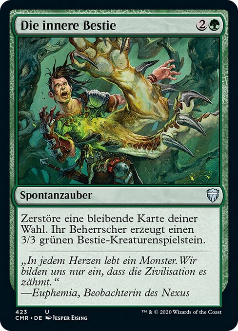 Die innere Bestie XCMR-423 Uncommon Excellent Deutsch
