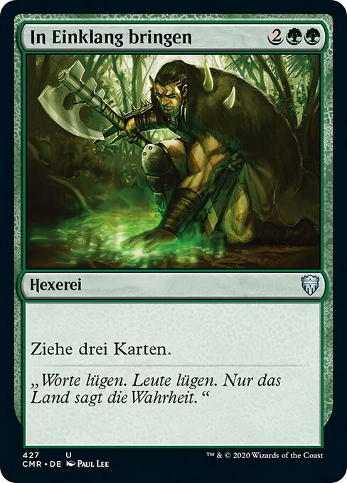 In Einklang bringen XCMR-427 Uncommon Near Mint Deutsch