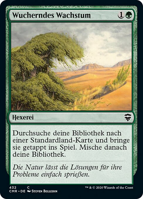 Wucherndes Wachstum XCMR-432 Common Near Mint Deutsch