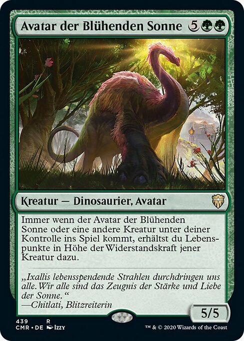 Avatar der Blühenden Sonne XCMR-439 Rare Near Mint Deutsch
