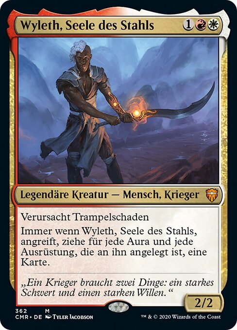 Wyleth, Seele des Stahls XCMR-362 Mythic Near Mint Deutsch Foil