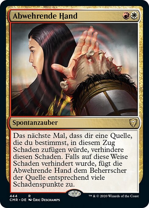 Abwehrende Hand XCMR-444 Rare Near Mint Deutsch