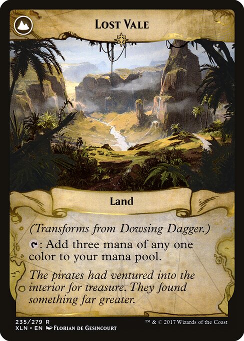 Dowsing Dagger // Lost Vale - Back Face