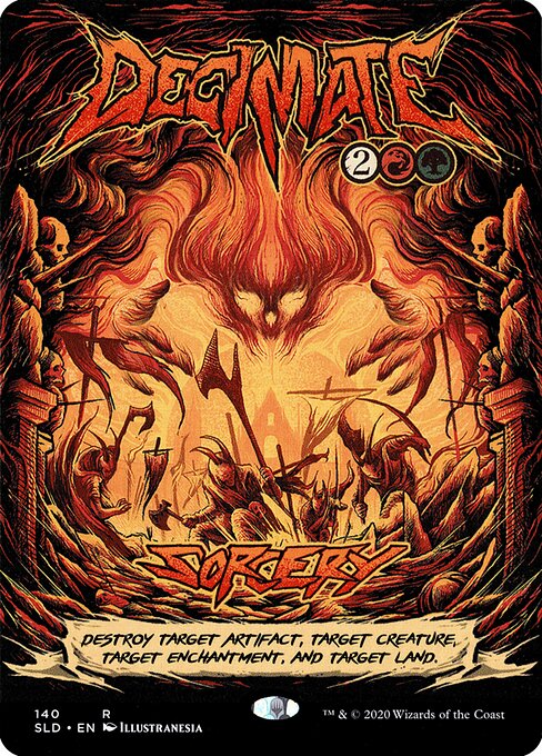 Decimate SLD-140 Rare Near Mint Englisch