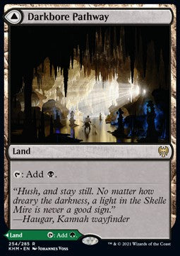 Darkbore Pathway // Slitherbore Pathway KHM-254 Rare Near Mint Englisch Foil
