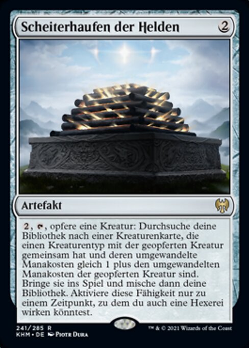 Scheiterhaufen der Helden KHM-241 Rare Excellent Deutsch