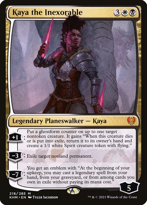 Kaya the Inexorable KHM-218 Mythic Near Mint Englisch