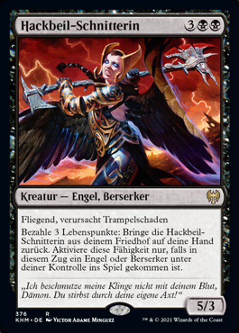Hackbeil-Schnitterin XKHM-376 Rare Good Deutsch