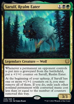 Sarulf, Realm Eater KHM-228 Rare Near Mint Englisch Foil