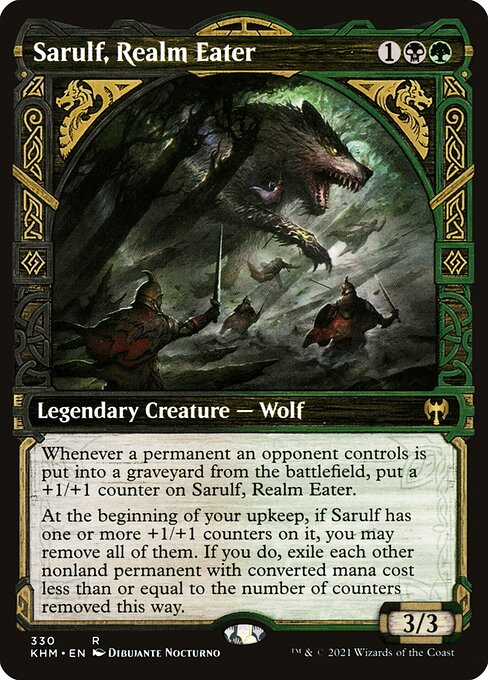 Sarulf, Realm Eater XKHM-330 Rare Near Mint Englisch