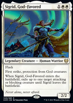 Sigrid, God-Favored KHM-29 Rare Near Mint Englisch