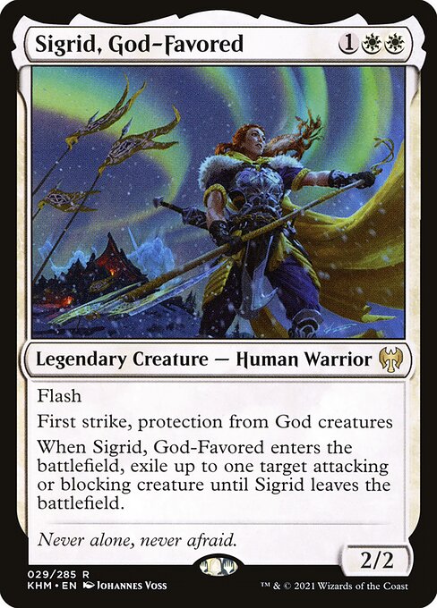 Sigrid, God-Favored KHM-29 Rare Near Mint Englisch