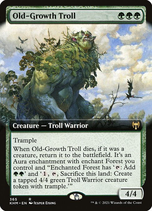 Altholz-Troll XKHM-365 Rare Near Mint Englisch