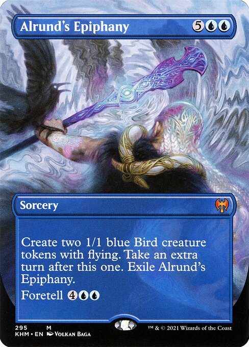 Alrund's Epiphany XKHM-295 Mythic Light Played Englisch Foil