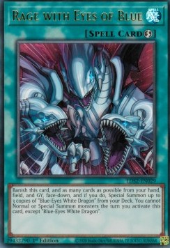 Rage with Eyes of Blue LDS2-029 Ultra Rare Excellent Englisch 1. Auflage