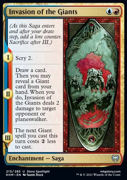 Invasion der Riesen KHM-215 Uncommon Excellent Englisch Foil