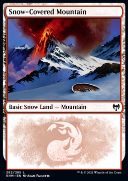 Verschneites Gebirge (V.1) KHM-282 Land Excellent Englisch Foil