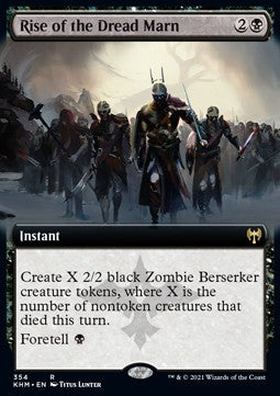 Erhebung der Marn-Horde XKHM-354 Rare Near Mint Englisch