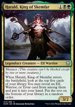 Harald, King of Skemfar KHM-212 Uncommon Near Mint Englisch Foil
