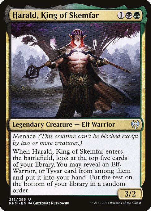 Harald, King of Skemfar KHM-212 Uncommon Near Mint Englisch Foil