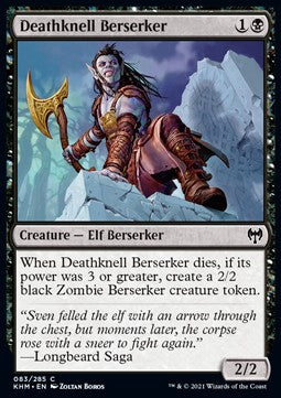 Grabgeläute-Berserker KHM-83 Common Excellent Englisch Foil