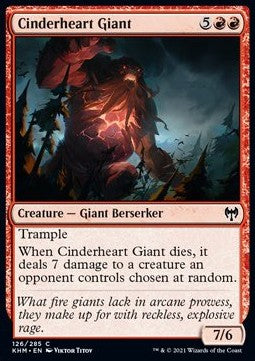 Zunderherz-Riese KHM-126 Common Near Mint Deutsch Foil