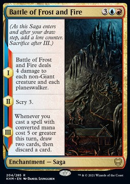 Schlacht von Frost und Feuer KHM-204 Rare Near Mint Deutsch