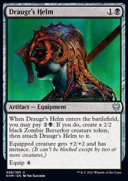 Helm der Draugr KHM-88 Uncommon Near Mint Deutsch Foil
