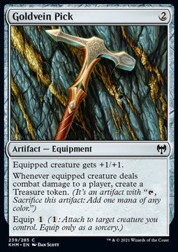Goldader-Spitzhacke KHM-239 Common Near Mint Englisch Foil