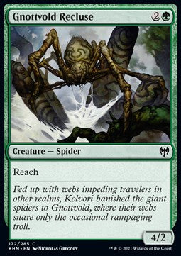 Gnottvold-Einsiedlerspinne KHM-172 Common Near Mint Englisch Foil