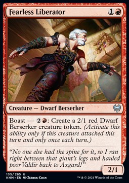 Furchtloser Befreier KHM-135 Uncommon Near Mint Englisch Foil