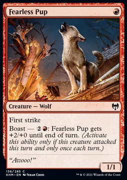 Furchtloser Welpe KHM-136 Common Good Deutsch Foil