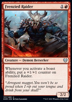Rasender Plünderer KHM-137 Uncommon Excellent Englisch Foil
